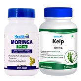Healthvit Sea Kelp & Moringa Capsules - Combo for Holistic Health